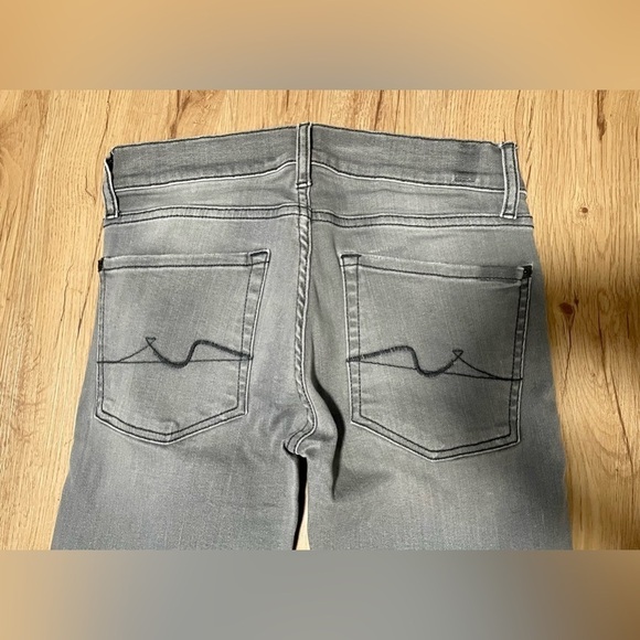 Seven for all Mankind Roxanne Skinny Jeans Gray Size 27 - Picture 11 of 11